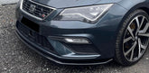 Seat Leon MK3 Front Splitter - Gloss Black