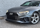 Audi A4 B9 S Line/S4 2019-2024 Front Splitter - Gloss Black