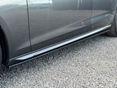 Audi A4 B9 2016-2024 Side Skirt Extensions - Gloss Black