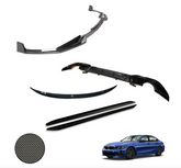 BMW 3 Series G20/G28 M Performance 2018 - 2021 Aero Kit Lip Package - Gloss Black