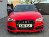 Audi A3 8v S Line/S3 Hatchback 2013 - 2016 Front Splitter - Gloss Black