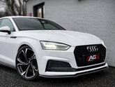 Audi A5 S Line/S5 2016-2019 Front Splitter - Gloss Black
