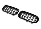 BMW X5 F15 2013-2018 Dual Slat Front Grill - Gloss Black