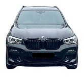 BMW X3 G01/X4 G02 2018 - 2023 - Gloss Black M Dual Slat Kidney Grill