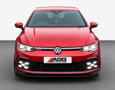 Volkswagen Golf MK8 GTD / GTI / R Line 2020-2024 Model V2 Front Splitter - Gloss Black