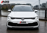 Volkswagen Golf MK8 GTD / GTI / R Line 2020-2024 Model V1 Front Splitter - Gloss Black