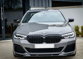 BMW 5 Series G30/G31 Facelift LCI 2020+ M Sport Front Splitter - Gloss Black