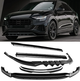 Audi Q8 Mk1 S Line 2018-2023 Full Kit In Gloss Black