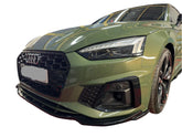 Audi A5 S Line/S5 B9.5 2020-2023 Front Splitter - Gloss Black