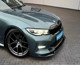 BMW 3 SERIES G20/G21 SE ONLY NOT M SPORT 2018-2021 (pre-lci) FRONT SPLITTER LIP GLOSS BLACK