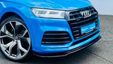 Audi Q5 S Line/SQ5 MK2 2017-2020 Front Splitter - Gloss Black