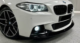 BMW 5 Series F10 Front Splitter - Gloss Black