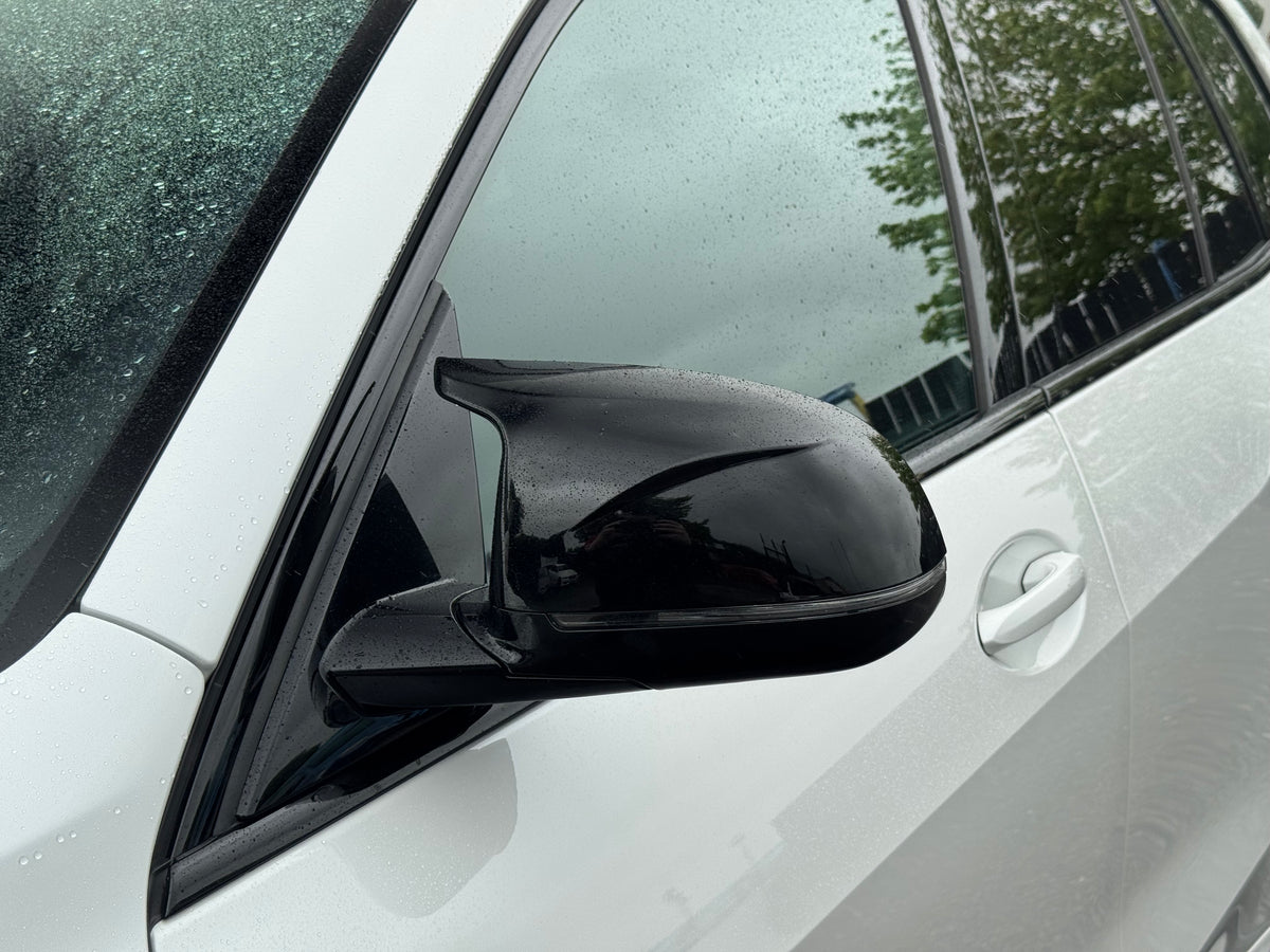 # M Style Mirror Covers For BMW X5 X6 X7 X3 G05/G06/G07/G01 - Gloss Black