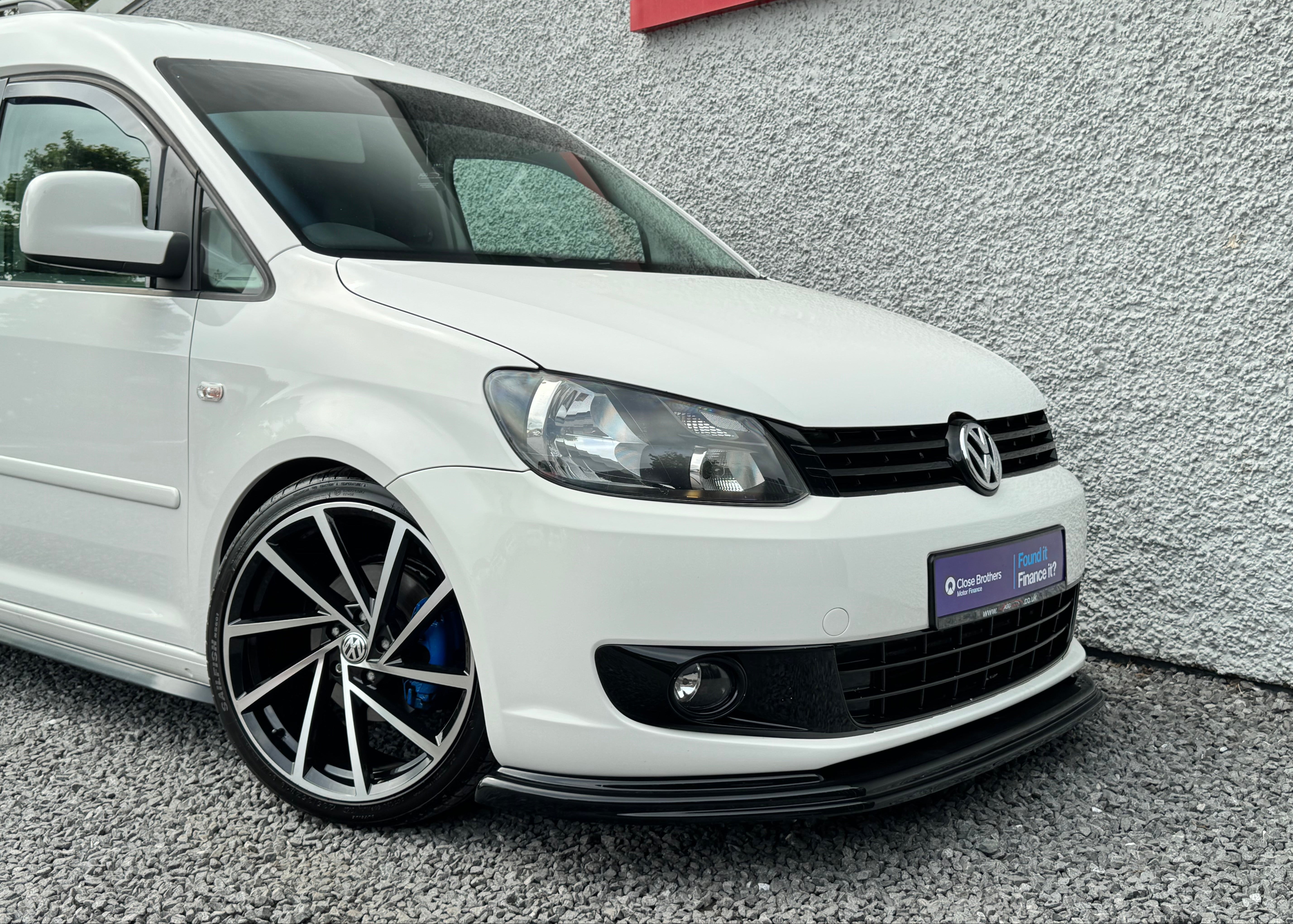 Front Agg Volkswagen Caddy MK3 Front Splitter - Gloss Black – AGG Auto Styling
