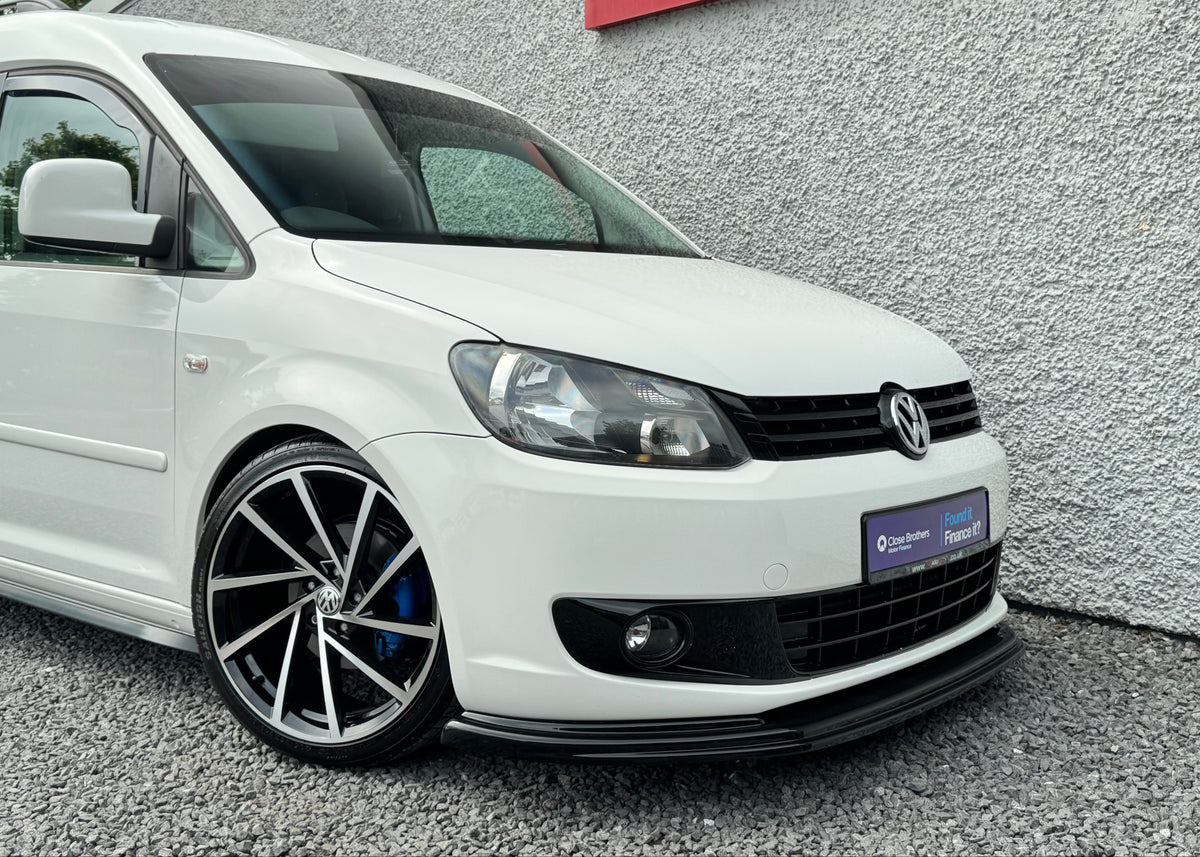 Volkswagen Caddy MK3 Front Splitter - Gloss Black