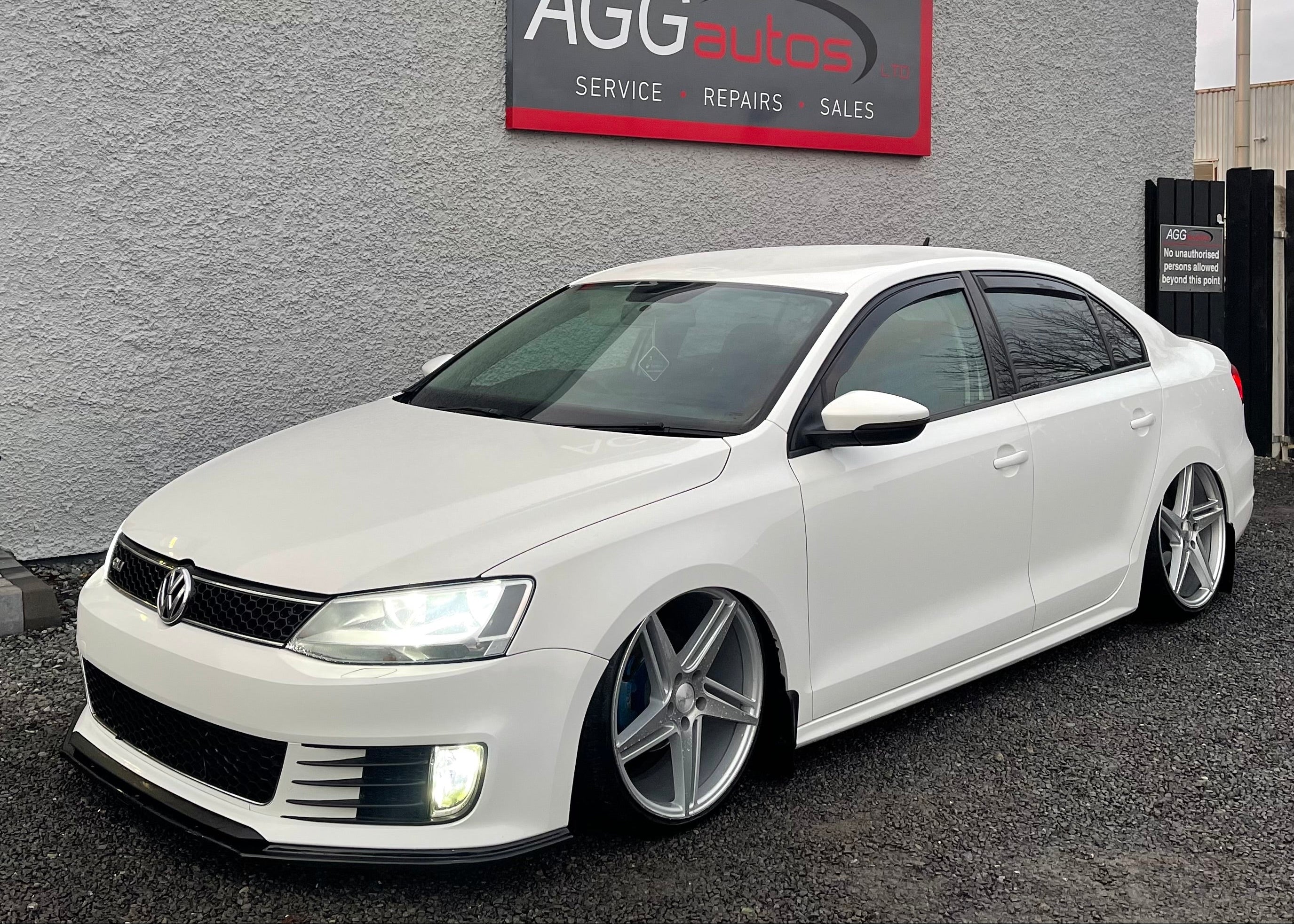 Front Agg Volkswagen Jetta MK6 2011-2014 GLI Front Splitter – AGG Auto Styling