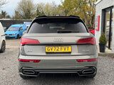 AUDI Q5 S-LINE MK2 FACELIFT 2020-2024 REAR DIFFUSER - GLOSS BLACK
