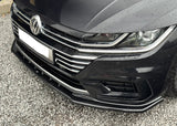 Volkswagen Arteon R Line 2017-2020 Front Splitter - Gloss Black