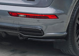 Audi Q5 S Line/SQ5 MK2 2017-2020 Rear Bumper Spats - Gloss Black