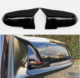 M Style Mirror Covers in Gloss Black for BMW F20/F22/F30/F35/F34/F32/F33/F36/E84/i3