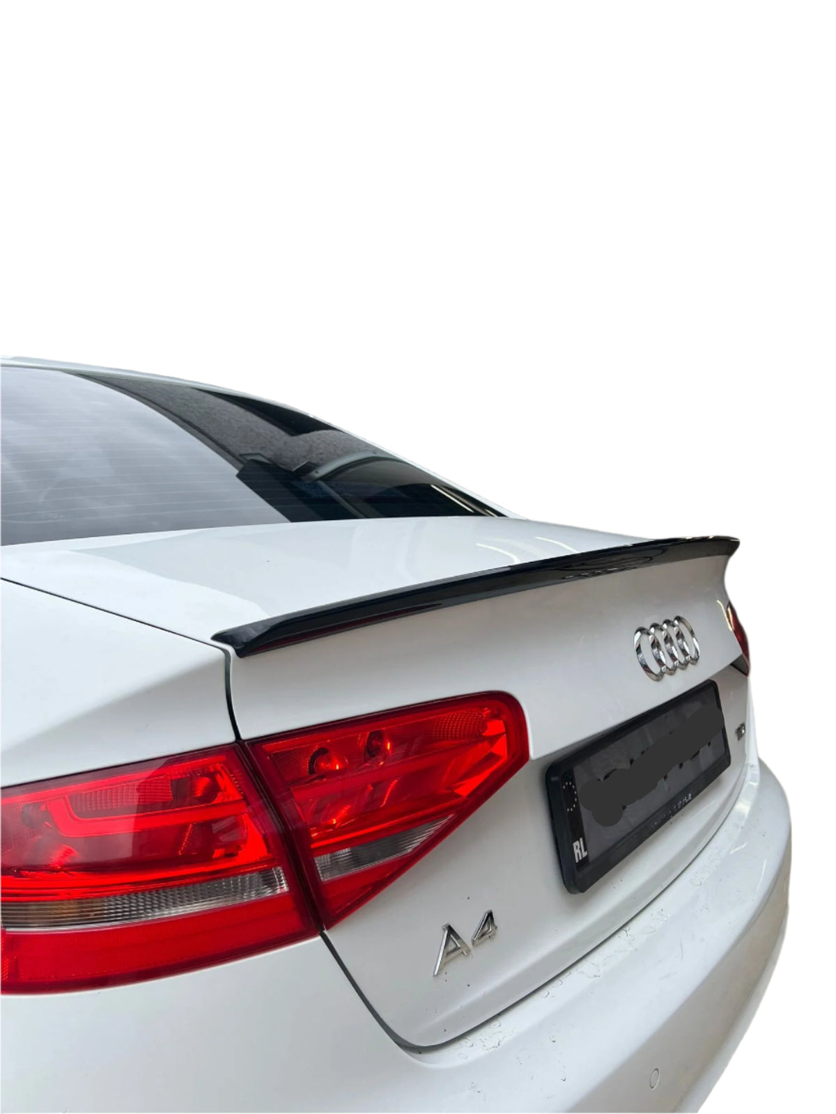 Audi A4 B8 2013-2016 Gloss Black OEM Style Rear Boot Spoiler