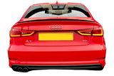 Audi A3 8V Saloon 2014-2020 S3/OEM Style Rear Spoiler Lip - Gloss Black