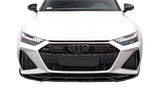 Audi A6 RS6 C8 2019+ Gloss Black Front Splitter - Gloss Black