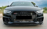 Audi RS3 (8V) Facelift 2017-2020 Front Splitter - Gloss Black
