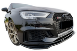 Audi RS3 (8V) Facelift 2017-2020 Front Splitter - Gloss Black