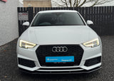 Audi A4 B9 S Line/S4 2016 - 2019 Front Splitter - Gloss Black