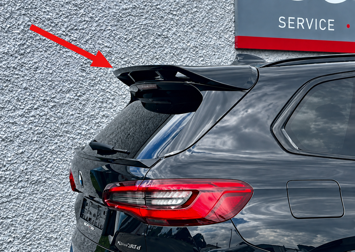 BMW X5 G05  2018+ Black Knight Rear Spoiler - Gloss Black