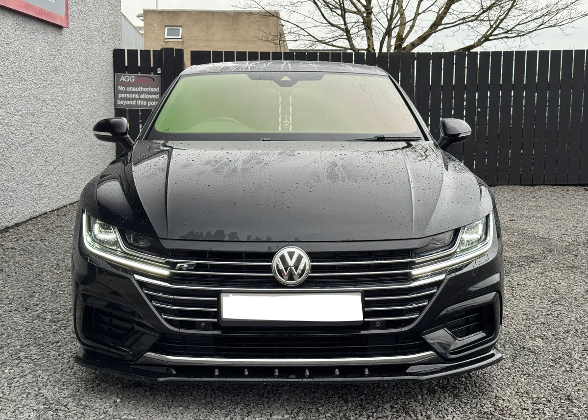 Volkswagen Arteon R Line 2017-2020 Front Splitter - Gloss Black