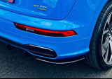 Audi Q5 S Line/SQ5 MK2 2017-2020 Rear Bumper Spats - Gloss Black