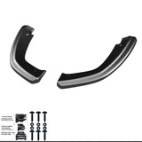 Audi Q5 S Line/SQ5 MK2 2017-2020 Rear Bumper Spats - Gloss Black