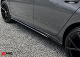 Volkswagen Golf Mk8 Style / Life Model 2020-2024 Transform to GTD / GTI Look Side Skirts Pair - Gloss Black