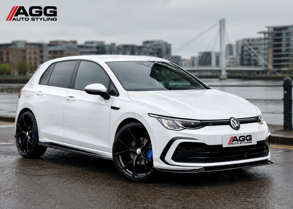 Volkswagen Golf MK8 GTD / GTI / R Line 2020-2024 Model V1 Front Splitt ...