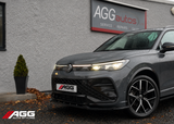 Volkswagen Tiguan Mk3 R Line 2024+ Front Splitter - Gloss black