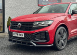 Volkswagen Touareg MK3 Facelift R Line 2024+ Front Splitter In Gloss Black