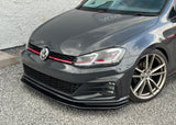 Volkswagen Golf MK7.5 2017 - 2019 GTD/GTI Front Splitter - Gloss Black