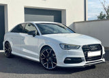 Audi A3 S Line/S3 Saloon 8V Saloon 2012-2016 Front Splitter - Gloss black