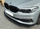 BMW 5 Series G30/G31 2017-2019 (pre-LCI) Front Splitter M Sport - Gloss Black