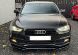 Audi A4 B8.5 S-Line/Standard model 2012 - 2015 V1 Front Splitter - Gloss Black