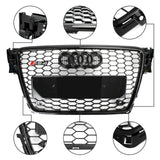 Audi A4 / S4 B8 2008-2012 RS4 Style Gloss Black Honeycomb Grill