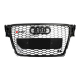 Audi A4 / S4 B8 2008-2012 RS4 Style Gloss Black Honeycomb Grill