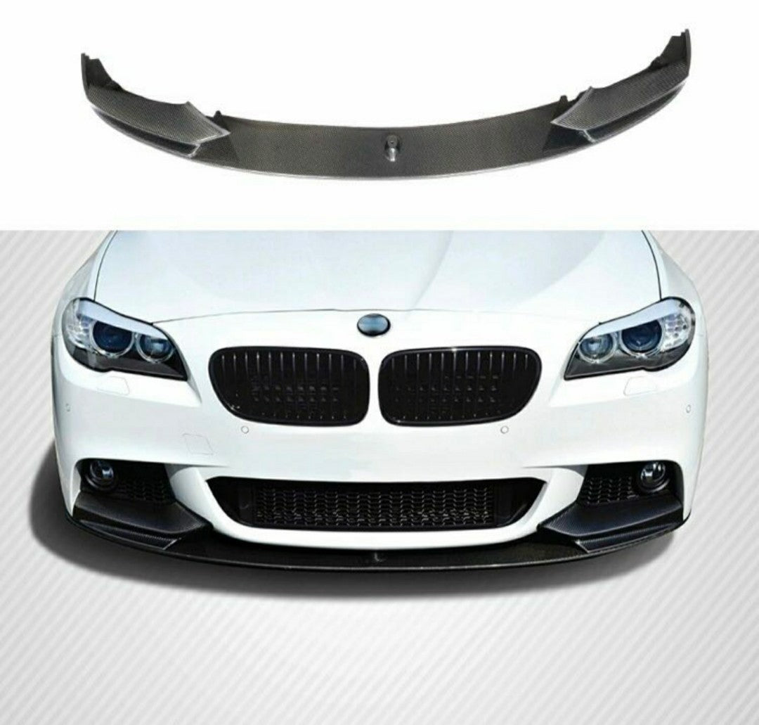 BMW 5 Series F10 M Sport 2010-2017 M Performance Front Splitter - Gloss Black