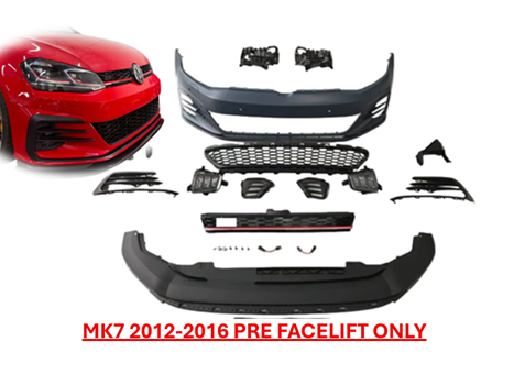 Volkswagon Golf Mk7 2012 - 2016 GTD/GTI Facelift LOOK Bumper Upgrade - Pre Facelift Mk7 Only